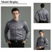 Stretch Wrinkle Men's Long Sleeve Shirt Classic Fit Button Premium Dress Shirt