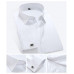 Mens Dress Shirts Luxury French Cuff With Cufflinks Business Formal Shirts Tops