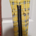 Black Zipper Pant Womens M (28x30)  Red/Yellow Tartan  Pants Goth Punk -422