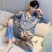 5XL Silk Pajama 2 Piece Pajamas for Men Trousers Suit Oversize Sleepwear Set