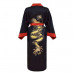 Kimono bathrobe double-sided home suit embroidered dragon pajamas