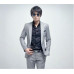 New Formal Mens Slim Fit Stylish Suit Suits One Button Suit Set Jacket Pants Tie