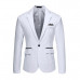 Men Formal One Button Blazer Tuxedo Coat Business Wedding Party Dress Suit US