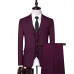 2023 men 3 piece dress suit suit/men's solid color jacket trousers vest