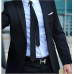 New Formal Mens Slim Fit Stylish Suit Suits One Button Suit Set Jacket Pants Tie