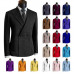 Business Men Blazer Suits Groom Tuxedo Regular Fit Double Breasted Jackets Coats