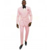 Paisley Men's Suit Slim Fit Jacquard Groom Wedding Tuxedo Business Jacket Pants 